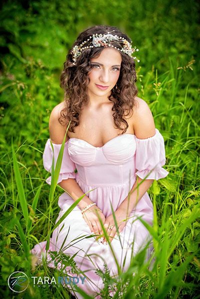 Woman in photoshoot